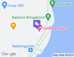 Hotel Panoráma Balatongyörök a térképen