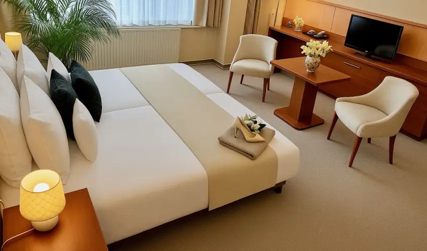 Pl�za Hotel Gyula Gyula - Kedvezm�nyes �r csal�dok r�sz�reak f�lpanzi�s ell�t�ssal (min. 2 �j)