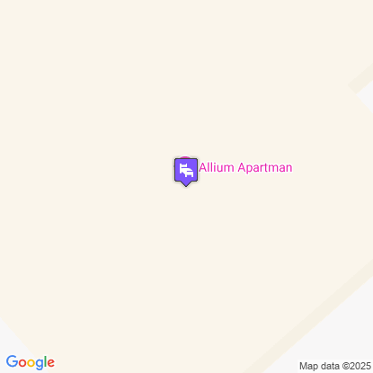 Allium Apartman a térképen