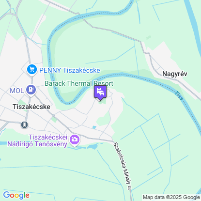 Barack Thermal Apartmanok a térképen