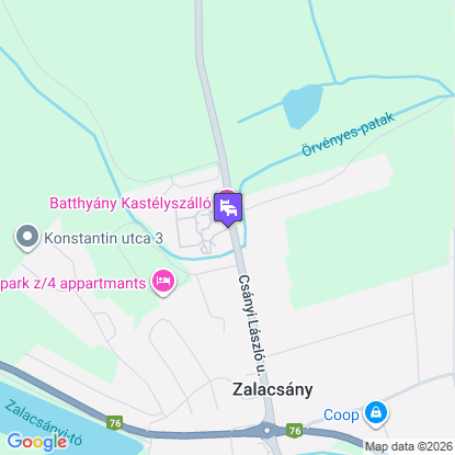 Batthyány Kastélyszálló a térképen