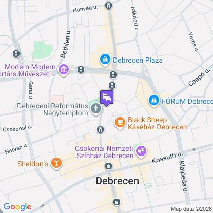 Centrum Hotel a térképen