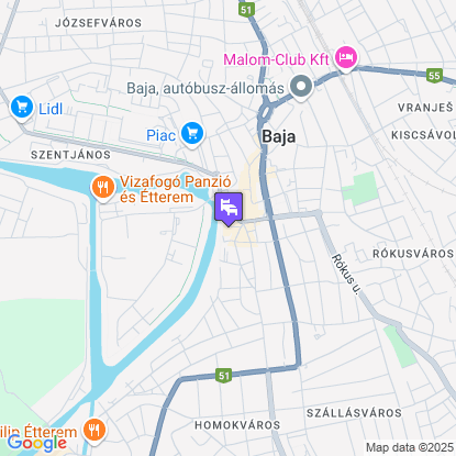 Duna Wellness Hotel a térképen