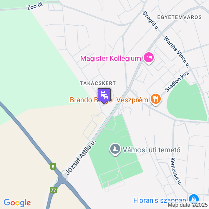 Ezüsthíd Hotel a térképen