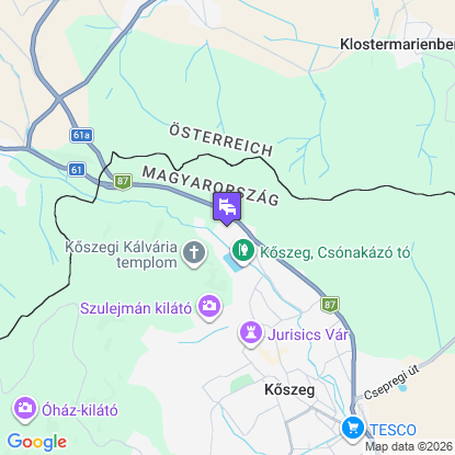 Fortuna Apartman a térképen