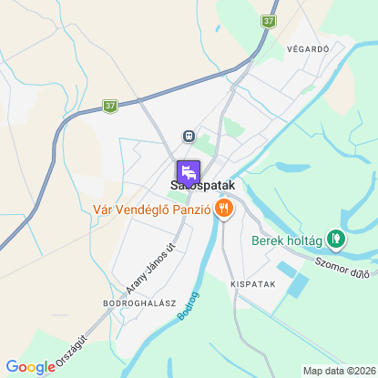 Hotel Bodrog Wellness & Elix Spa a térképen