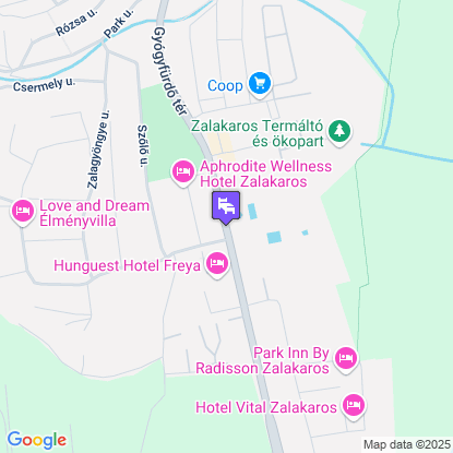 Hunguest Hotel Freya a térképen