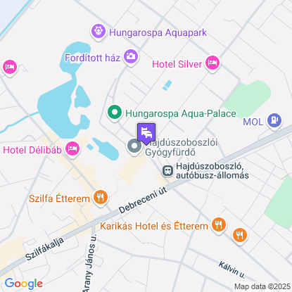 Hotel Járja a térképen