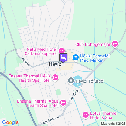 Palace Hotel a térképen