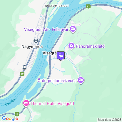 Hotel Visegrád a térképen