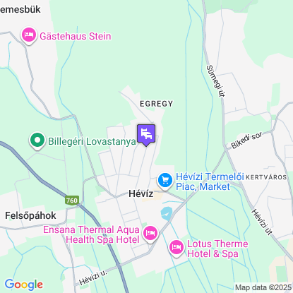 Kristály Apartman a térképen