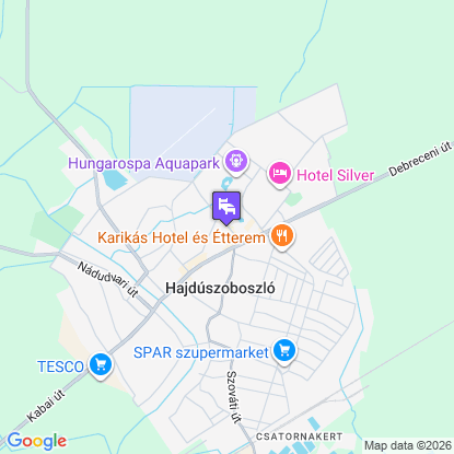 Márvány Panzió a térképen