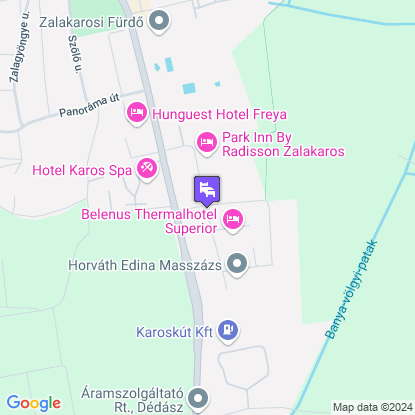 Park Inn by Radisson Zalakaros Resort & Spa a térképen