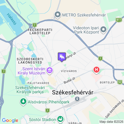 Hotel Vad�szk�rt a t�rk�pen