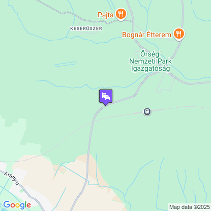 reBORONA Vendégház Őrség a térképen