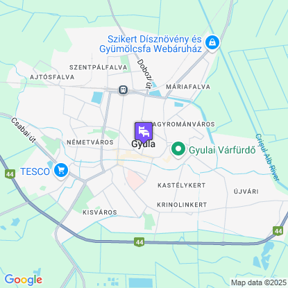 Veronika Apartman De Luxe a térképen